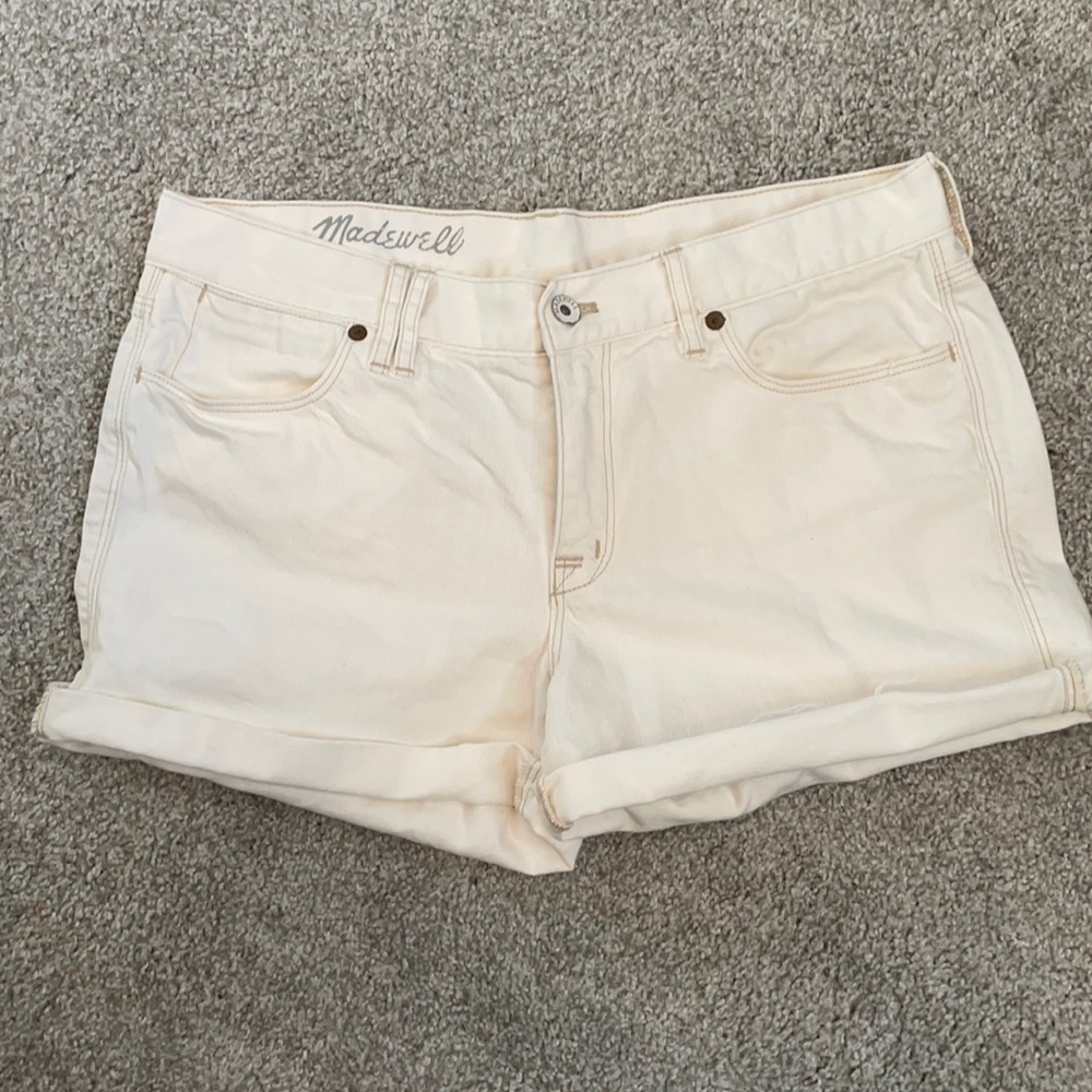 Madewell White Shorts